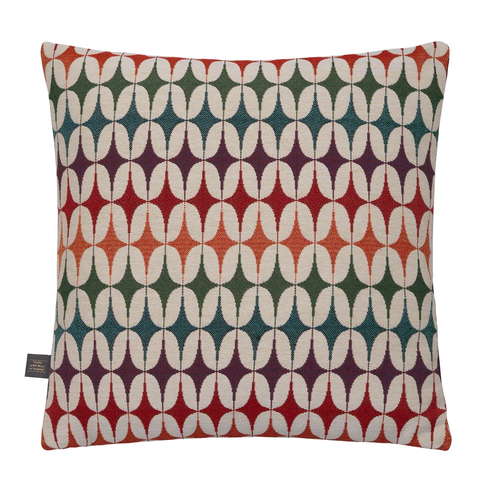 Olwyn Geometric Cushion by Scatter Box in Multi